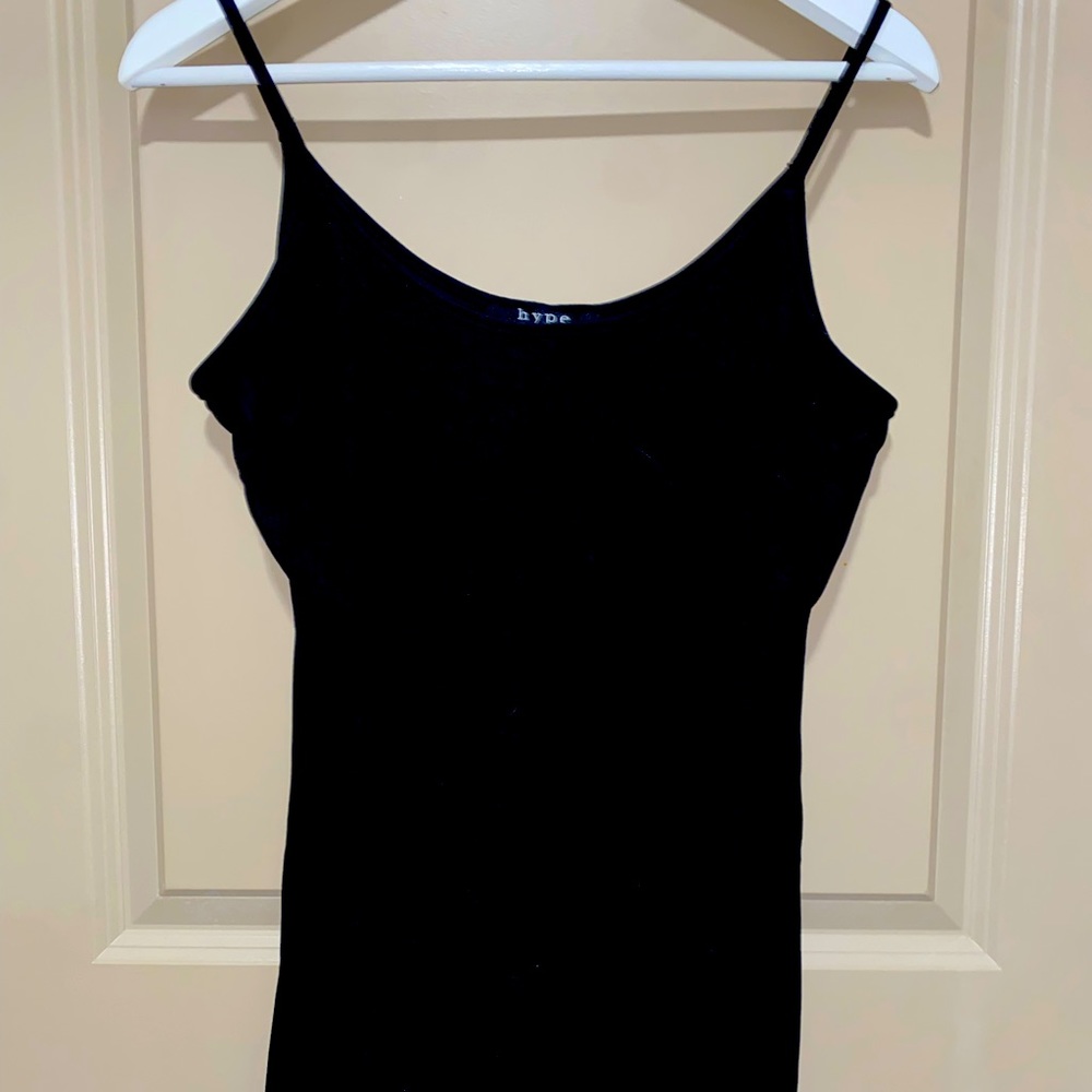 HYPE. Club/Mini dress. Size M. All black suede.